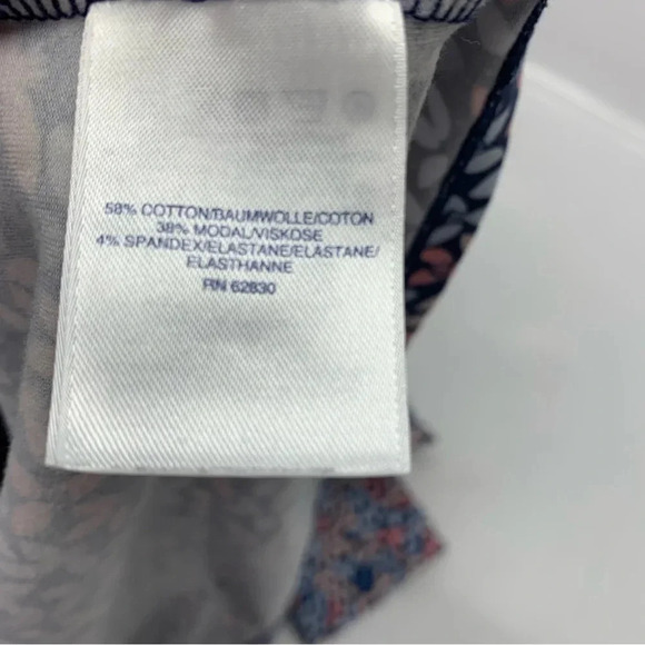 Lands End Dress Medium Petite  Jersey Knit Sheath Pastel Blue Knee Length Pocket - Picture 9 of 10